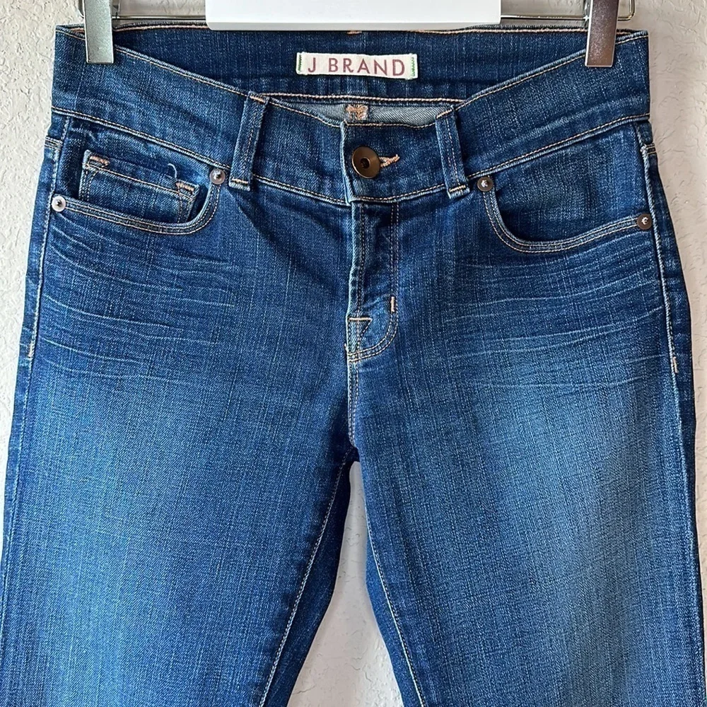 J BRAND Mid Rise Bootcut Dark‎ Wash Stretch Jean Size 26